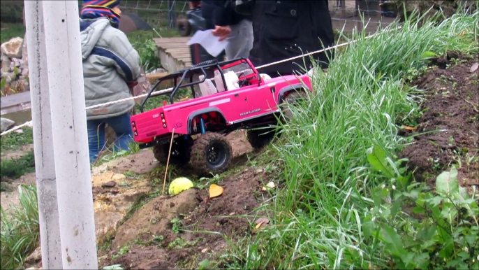 Compétition de Rock crawler RC