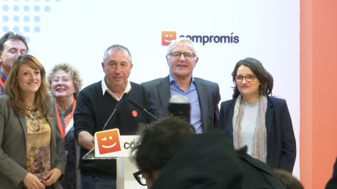 Baldoví valora los resultados electorales de Més Compromís el 10N