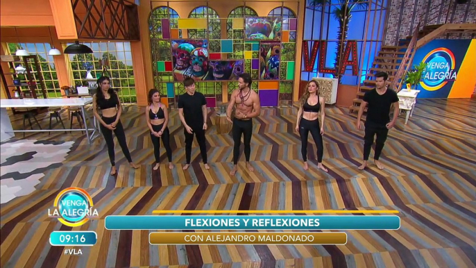 Llénate de energía con posturas de yoga grupal que presenta Alejandro Maldonado. | Venga La Alegría