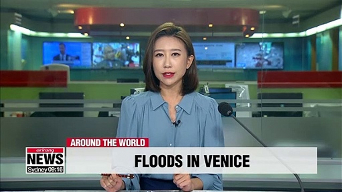 Tourist sites in Venice flooded after storms