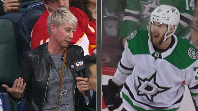 Justin Dowling scores first NHL goal but his mom misses it!