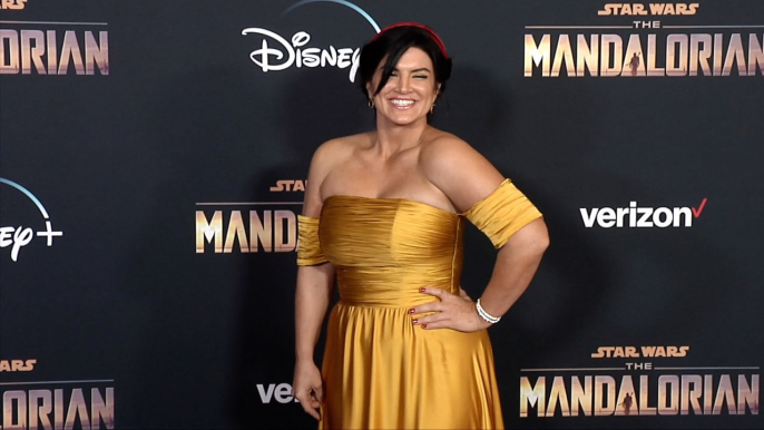 Gina Carano "The Mandalorian" Premiere Red Carpet