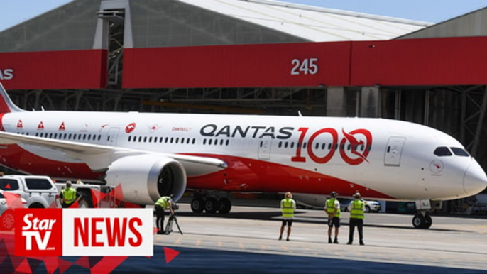 Qantas Airways double sunrise flight completes 19-hour non-stop test flight from London to Sydney