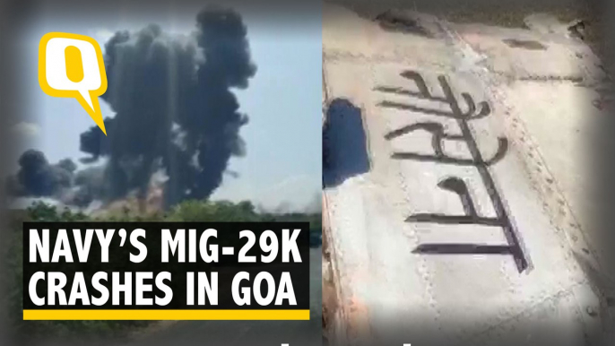 Indian Navy’s MiG-29K Crashes in Goa, Pilots Eject Safely