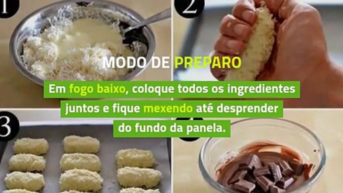 Aprenda a fazer Bombons Prestígio - coco com chocolate (Como fazer Trufas)