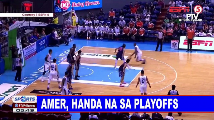 Amer, handa na sa playoffs