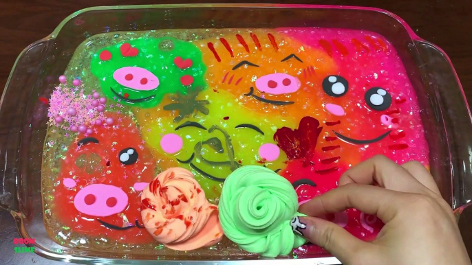 Festival of Colors !! Mixing Random Things Into Slime !! Satisfying Slime Smoothie #805