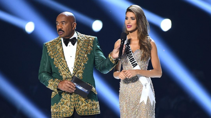 Steve Harvey Is Getting Dragged For His Joke About Miss Colombia