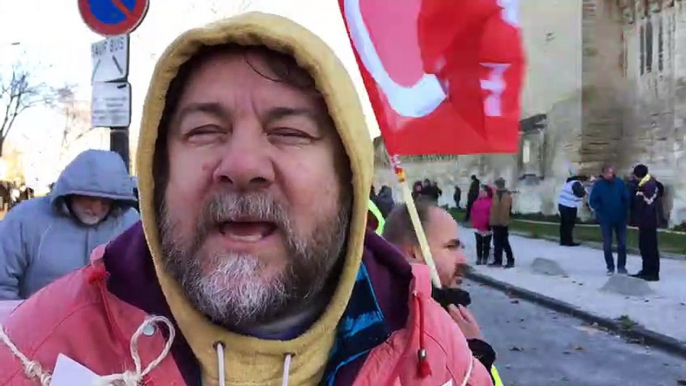 Manifestation contre la réforme des retraites à Avignon