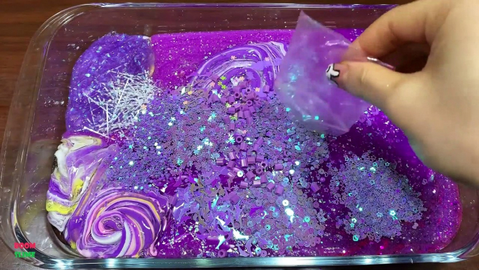 Festival of Purple !! Mixing Random Things Into Slime !! Satisfying Slime Smoothie #808