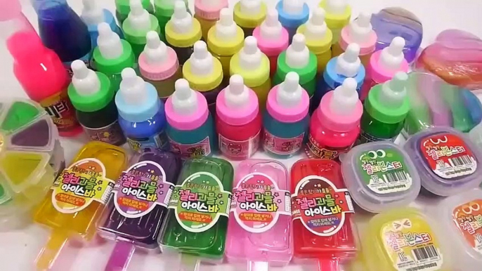 Mixing Slime Glitter Jelly Ice Cream Clay Mix Learn Colors Surprise Eggs Toys Toys For Kids