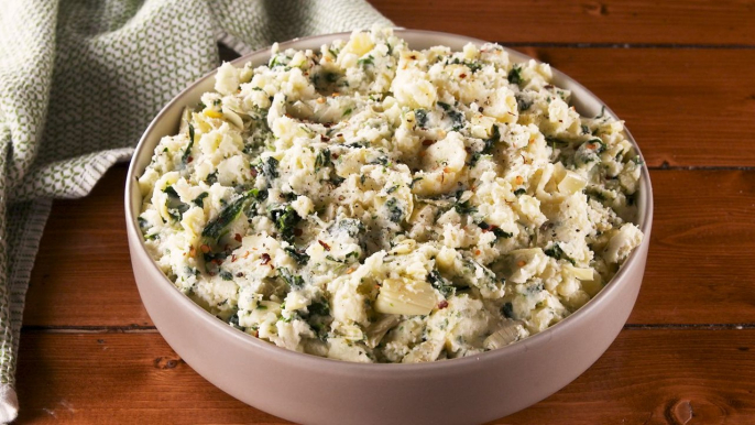 Spinach Artichoke Mashed Potatoes Aren't Your Mom's Mashed Potatoes