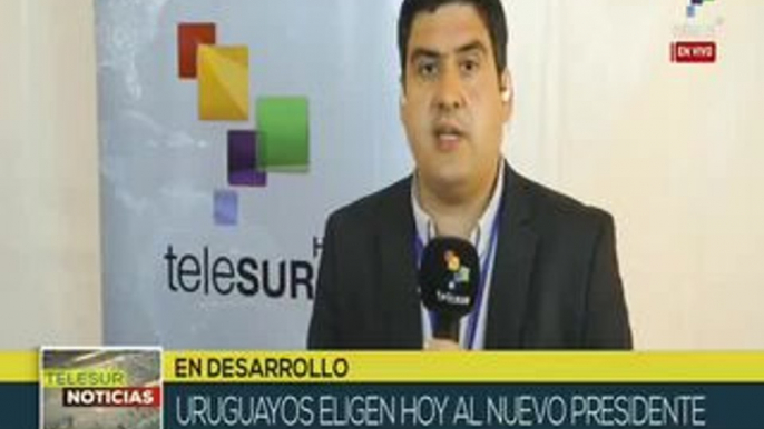 teleSUR Noticias: Uruguay: avanza jornada de elecciones presidenciales