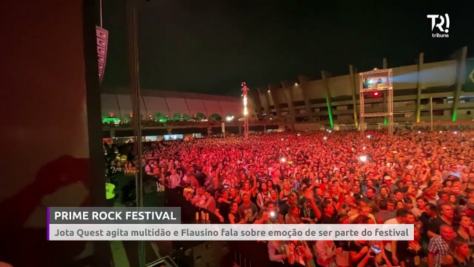 Prime Rock Festival: Jota Quest agita multidão e Flausino fala sobre a emoção de ser parte do festival