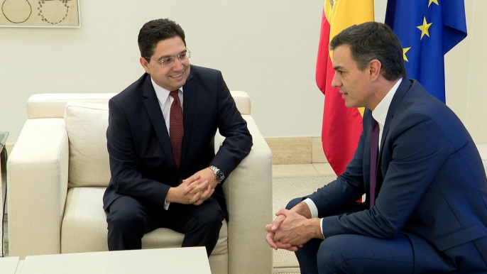 Sánchez recibe al ministro de Asuntos Exteriores de Marruecos