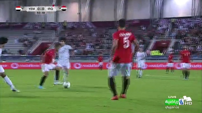 2019-12-02 مباراه منتخب العراق الوطني ومنتخب اليمن  بطوله كاس الخليج 24 في قطر  الشوط الثاني