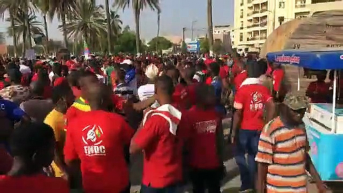 Grande mobilisation de "Y en a marre" et du FNDC à Dakar contre un 3e mandat d'Alpha Condé
