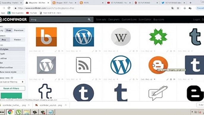 COMO CRIAR ICONES DE REDES SOCIAIS PARA SEU BLOG