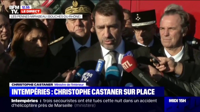 "Au moment de repartir de Marignane, nous avons perdu trace de l'hélicoptère vers 21h30"  Christophe Castaner revient sur  l'accident d'hélicoptère dans lequel trois secouristes sont morts