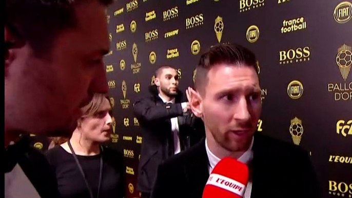 Football: For Lionel Messi, "it is a joy to have" six Ballon d'Or