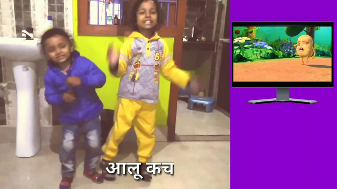 Aalu kachalu beta kaha gaye they Poem । आलू कचालू बेटा कहां गए थे ।Phonic nersery rhymes for children । poem for kids