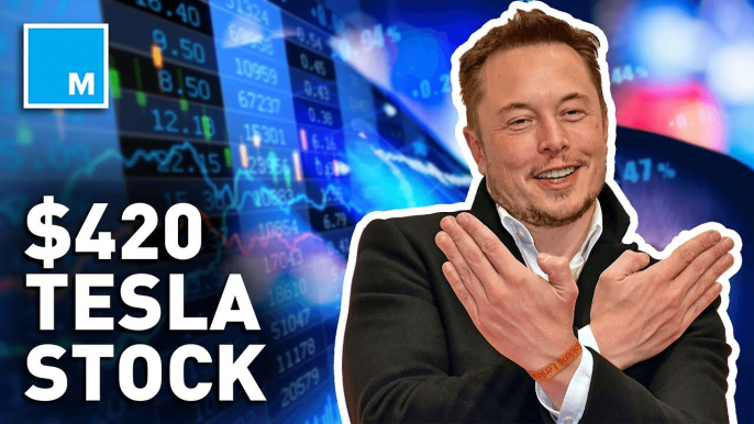 Tesla stock hits an all-time high of $420