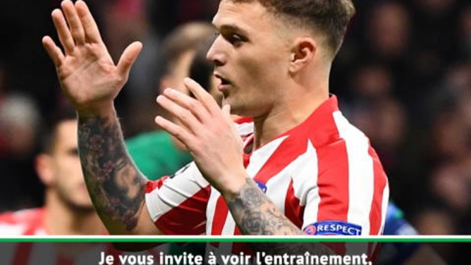 Groupe D - Simeone : "Trippier est notre meilleur tireur de penalties"