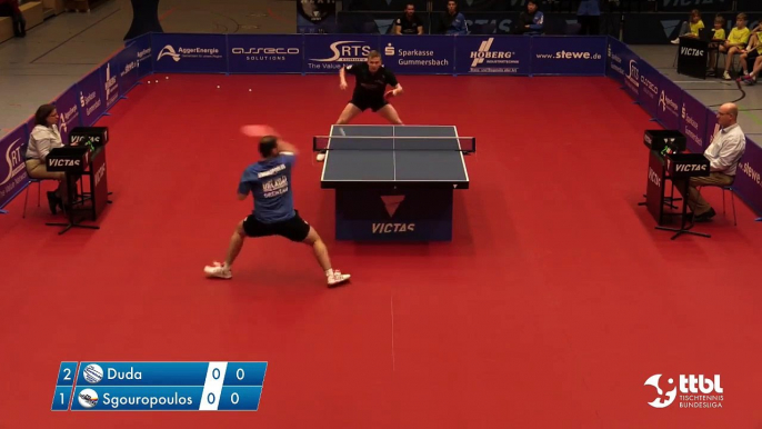 Benedikt Duda vs Ioannis Sgouropoulos (TTBL Selected)