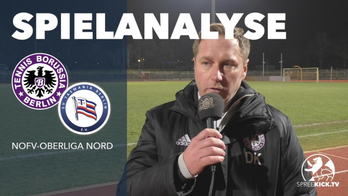 Spielanalyse | Tennis Borussia Berlin - SV Tasmania Berlin (16. Spieltag, NOFV-Oberliga Nord)