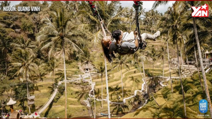 CHỈ 400K CÓ NGAY BỘ ẢNH SỐNG ẢO TRÊN XÍCH ĐU CẢM GIÁC MẠNH TẠI BALI - QUANG VINH II YANNEWS