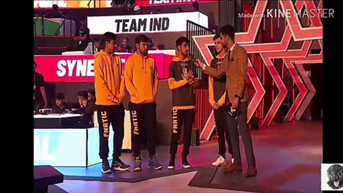 Team fnatic interview after first chicken dinner in pmas 2019 Hyderabad