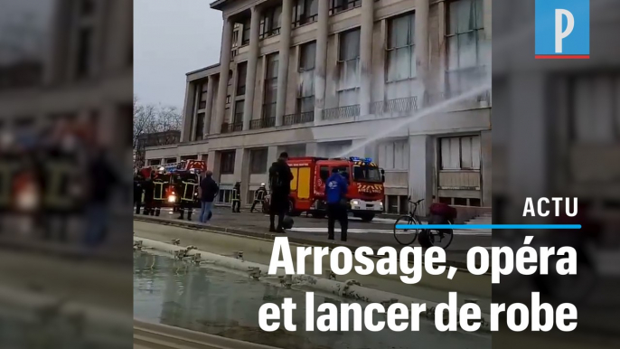 Avocats, pompiers et choristes : leurs manifestations insolites