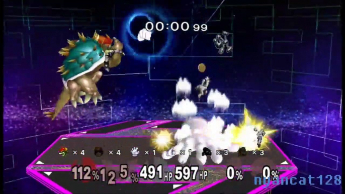 Super Smash Bros. Melee Crazy Mod Request- Master Hand and Crazy Hand vs. 4 Characters