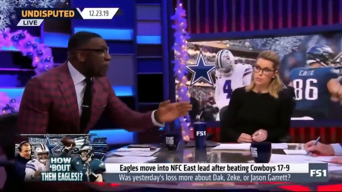 UNDISPUTED - Shannon MOCKED Skip after Cowboys fall to Eagles 17-9, lose control of NFC East