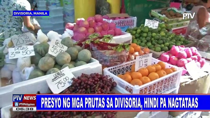 Presyo ng mga prutas sa Divisoria, hindi pa nagtataas