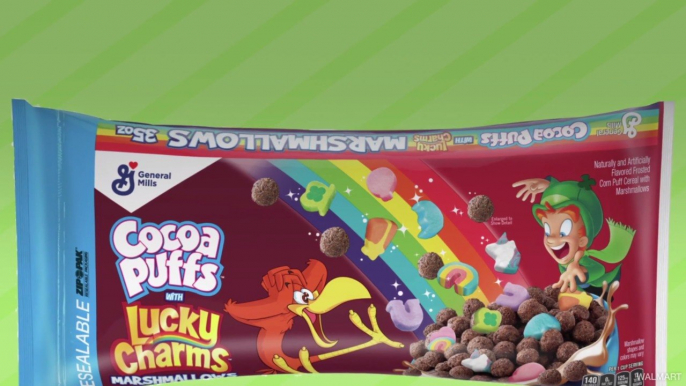 A Lucky Charms-Cocoa Puffs Combo Cereal Is Available Now at Walmart