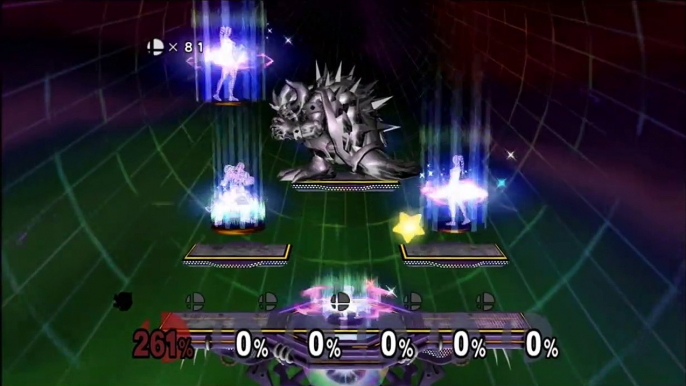 Super Smash Bros. Melee- Endless Melee as Metal Giga Bowser