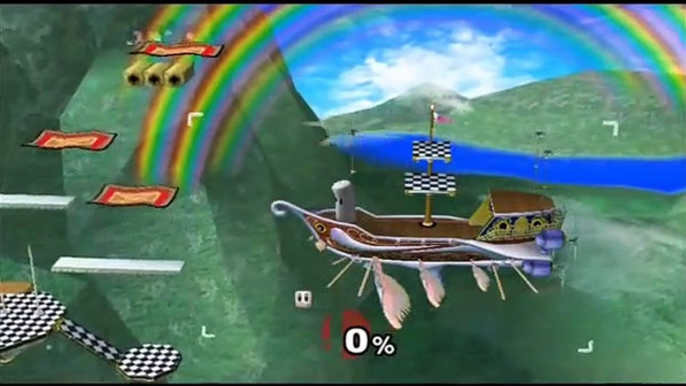 Super Smash Bros. Melee Crazy Mod Fun- Out of Bounds