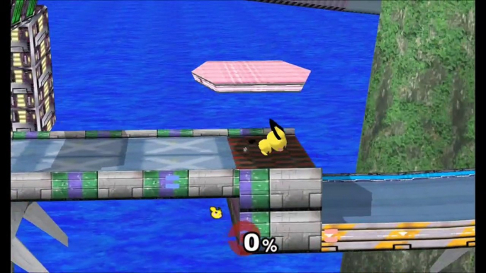 Super Smash Bros. Melee Crazy Mod Request- Pichu Running Through Stages