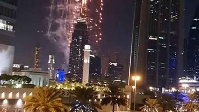 New Year 2020 Celebration Fireworks Dubai Burj Khalifa