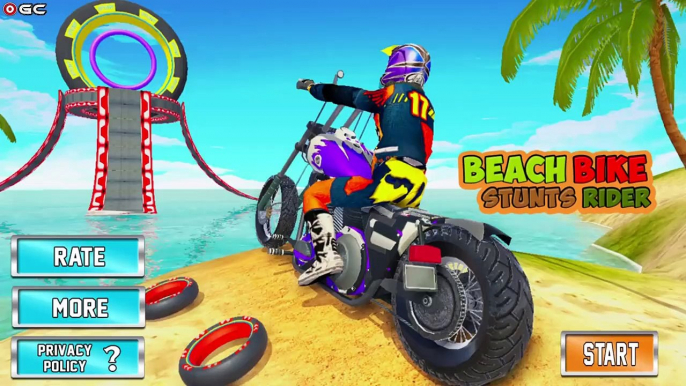 Fearless Beach Bike Stunts Rider "Career Mode" Motor Bike Games - Android GamePlay