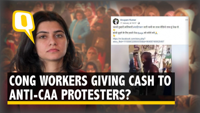 Cong Workers Giving Cash to Anti-CAA Protesters? No, Video’s Old | The Quint