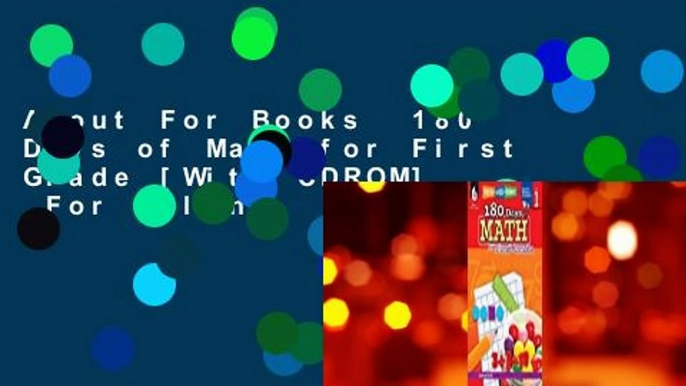 About For Books  180 Days of Math for First Grade [With CDROM]  For Online