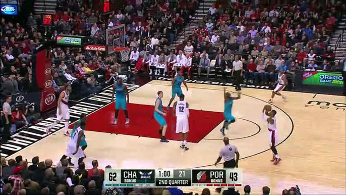 Charlotte Hornets 100-102 Portland Trail Blazers