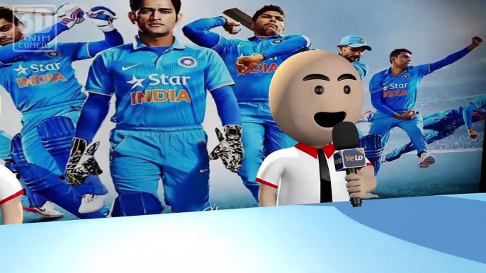 3D Anim Comedy - CRICKET INDIA VS WESTINDIES - 3rd ODI - FINAL MATCH - LAST OVER