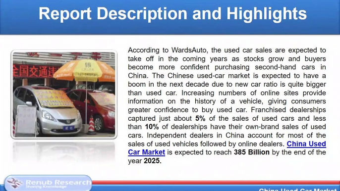 China Used Car Market will be 385 Billion by 2025