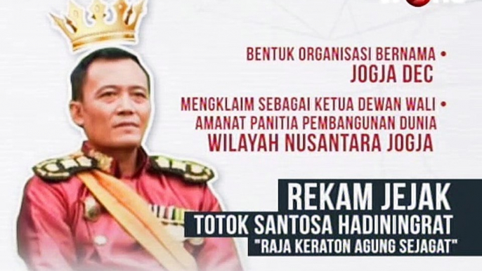 Rekam Jejak Totok Santoso 'Raja Keraton Agung Sejagat'