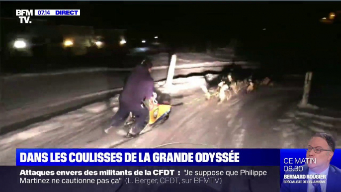 Dans la Vanoise, la course de traîneaux de la "Grande odyssée Savoie-Mont Blanc"  bat son plein