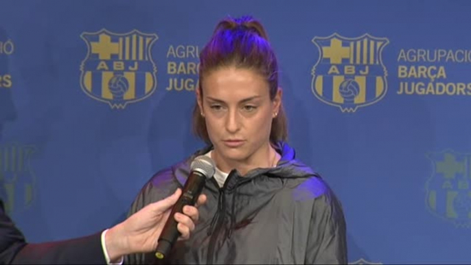 Alexia Putellas y Ter Stegen reciben el Premio Barça Jugadors por su juego limpio