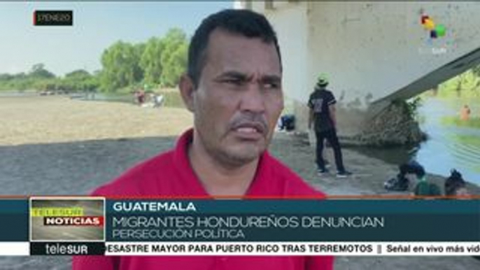 Denuncia caravana de migrantes hondureños persecución